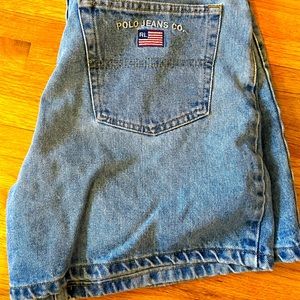 Polo Jean jean shorts size 14